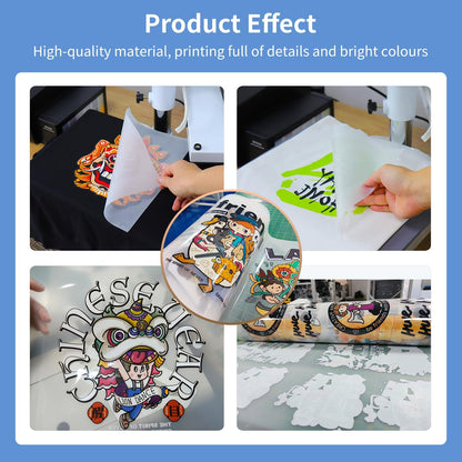 DTF Film Hot Peel 13” x 100 yds - Double Sided Matte