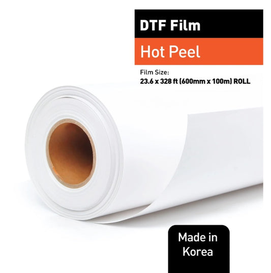 DTF Film Hot Peel 24” x 100 yds